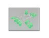 art.R352  Gr�n LED diffuser �5mm (Packung 10 St�cken)