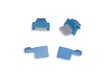 art.905-04  Set 2 cerniere + 2 chiusure per valigetta grigia 60x40cm