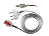 art.914  FLORETT/S�BELK�RPENKABEL 2-Polig Stecker 