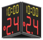 Tablero electrnico deportivo de los 24 segundos y cronmetro de 3 CARAS aprobado por la FIBA, Marcador de 24 segundos