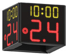 FIBA approved Basketball 24 Second Shot Clock timer and game time, Four-sided