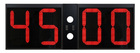 Outdoor Timer display (minutes + seconds)