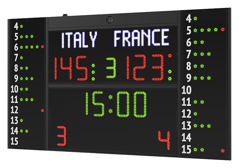 Tabellone Segnapunti Basket Digitale Con Cronometro Tiri - Telecomando, 12/14/24/30/25/60 Sec