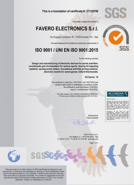 Favero Electronic Design - electronics for sport