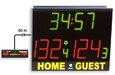 Sportanzeigen,  Elektronische Anzeigetafel fr Multisport mit Bedienkonsole mit Display fr Basket, Volley, Hallenfussball, Handball - Punktezhler 