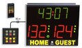 Segnapunti con telecomando infrarossi (Rx+Tx) per pallacanestro, pallavolo, calcetto, pallamano-Tabellone elettronico