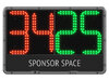 Elektronische Auswechseltafel fr Fuball (Vorder)